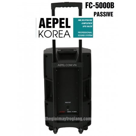 Loa sân khấu AEPEL FC-5000B Nhập khẩu Hàn Quốc / Loa vali kéo FC5000B, Loa công suất lớn 500W 