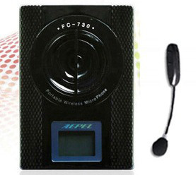 Máy trợ giảng không dây nhỏ gọn AEPEL FC-730 sản xuất tại Hàn Quốc, 2 Micro hội thoại song song (Đen)